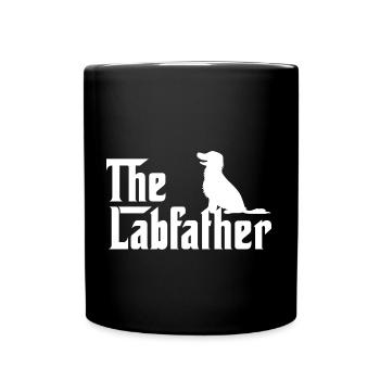 Golden Retriever Goldie Labrador Hundefreund - Tasse einfarbig - Schwarz - Vorne