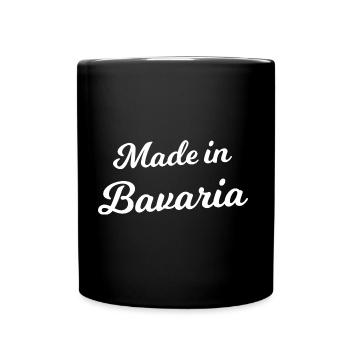De la belle Bavière - Mug uni - noir - Devant