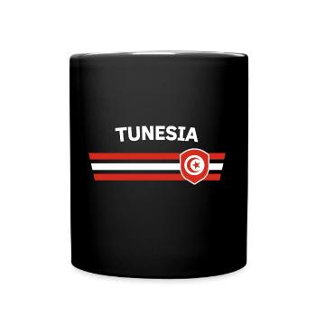 Tshirt/trikot fan Tunesia pour les compétitions mondiales - Mug uni - noir - Devant
