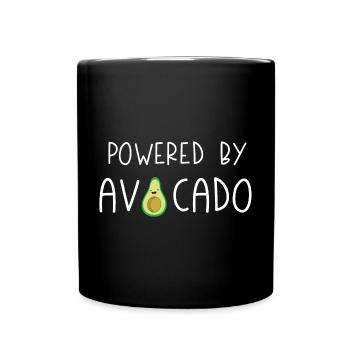 Propulsé par Avocado - Mug uni - noir - Devant