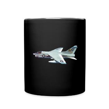 A-7 Corsair II - Full Colour Mug - black - Front