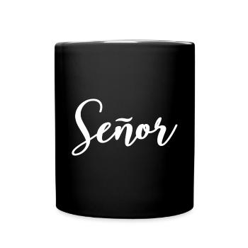 Señor Engagement Groom To Be Wedding Party - Full Colour Mug - black - Front