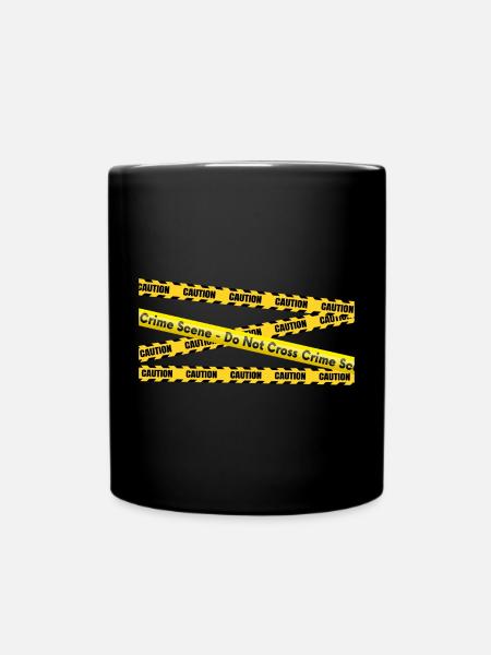 Preuves médico-légales - Kripo Polizei Forensics - Mug uni - noir