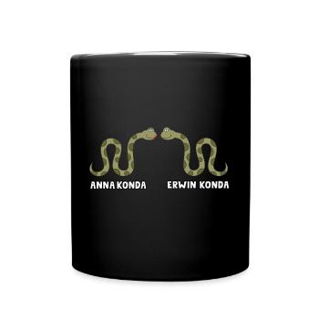 Anna Konda - Tasse einfarbig - Schwarz - Vorne
