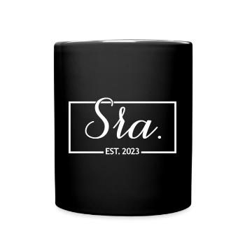 2023 Douche nuptiale de mariage de mariage 2023 - Mug uni - noir - Devant