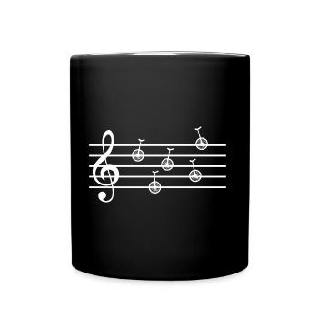 Unicycle unicycle artist unicycle - Full Colour Mug - black - Front