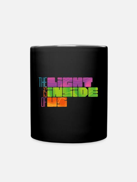the lights is inside of us - Full Colour Mug - black
