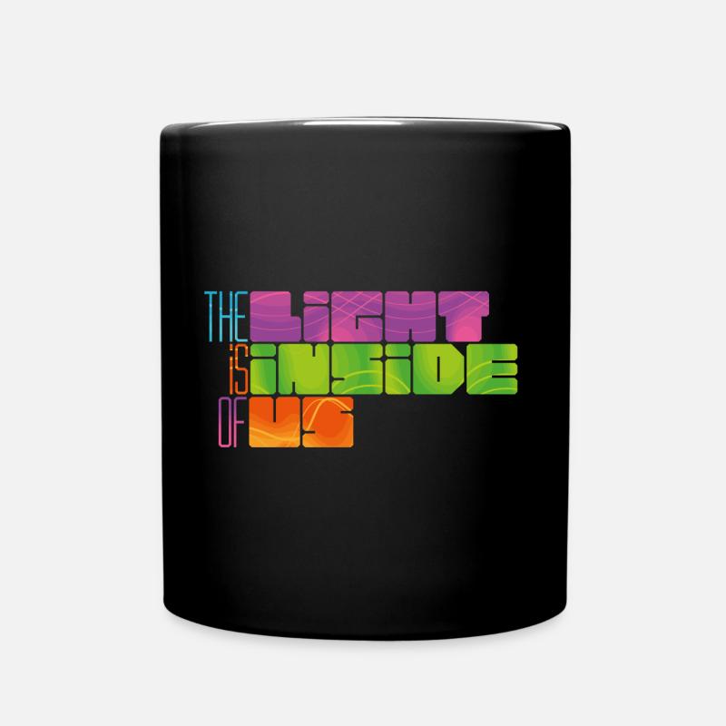 the lights is inside of us - Full Colour Mug - black