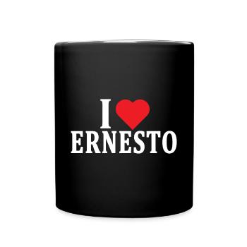 t-shirt J’adore Ernesto idée cadeau t-shirt - Mug uni - noir - Devant