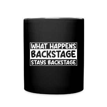 actrice de scène chanteuse club de théâtre - Mug uni - noir - Devant