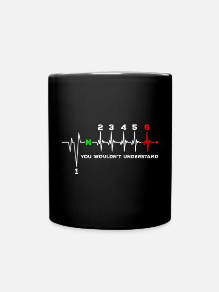 EKG-Impuls, den Sie nicht verstehen würden - Tasse einfarbig - Schwarz