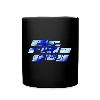 mr ride guy blue - Tasse einfarbig - Schwarz - Vorne