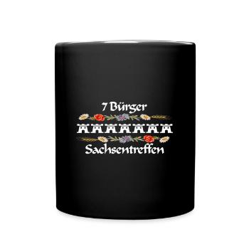 Siebenbürger Sachsentreffen Design weiss - Tasse einfarbig - Schwarz - Vorne