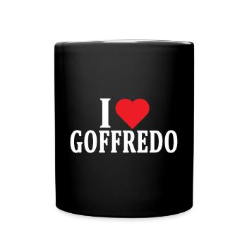 T-Shirt Ich liebe Goffredo T-Shirt Geschenkidee - Tasse einfarbig - Schwarz - Vorne