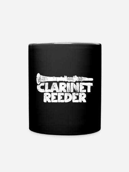 Clarinette à embouchure - Mug uni - noir