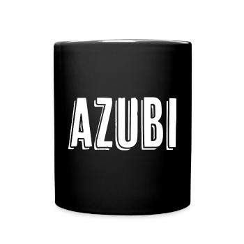 Azubi Tshirt Geschenkidee 23 - Tasse einfarbig - Schwarz - Vorne