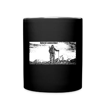 Run and run again - Mug uni - noir - Devant