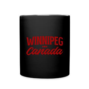Winnipeg Canada Est 1873 - Tasse einfarbig - Schwarz - Vorne