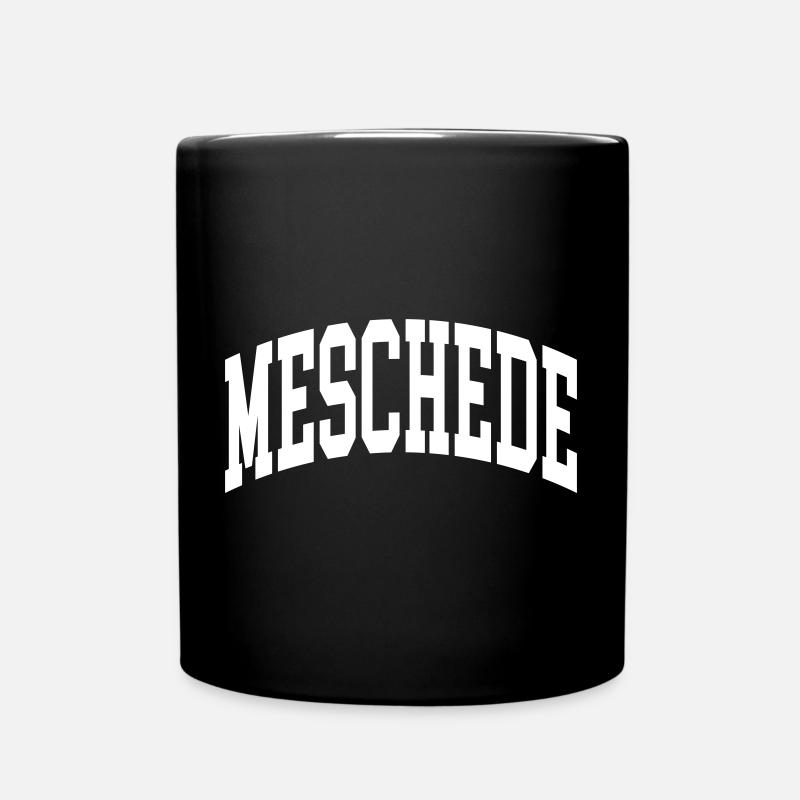 Meschede - Tasse einfarbig - Schwarz