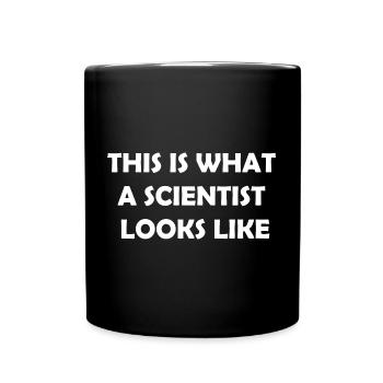 Voici à quoi ressemble un scientifique - Mug uni - noir - Devant