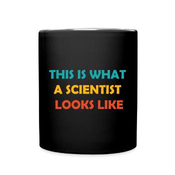 Voici à quoi ressemble un scientifique - Mug uni - noir - Devant