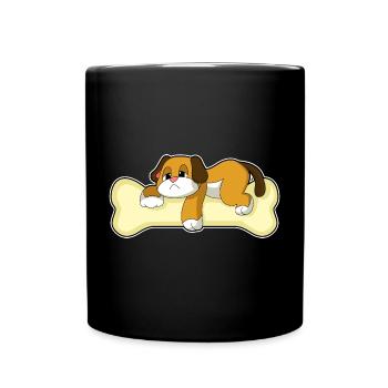 Os de chien - Mug uni - noir - Devant