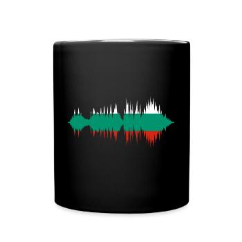 Drapeau de la Bulgarie Drapeau bulgare Sables d’or - Mug uni - noir - Devant
