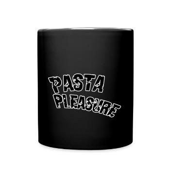 Plaisir des pâtes - Mug uni - noir - Devant