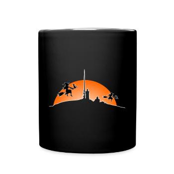 Walpurgis auf dem Brocken - Tasse einfarbig - Schwarz - Vorne