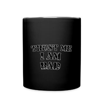 Trust me I am bad - Full Colour Mug - black - Front