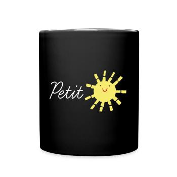 Notre petit rayon de soleil notre chéri avec solei - Mug uni - noir - Devant