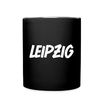 Leipzig - Tasse einfarbig - Schwarz - Vorne