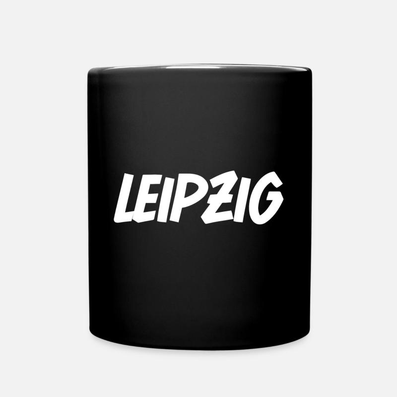 Leipzig - Tasse einfarbig - Schwarz