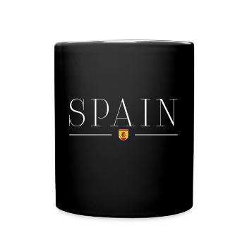 Spain Passion T-Shirt - Full Colour Mug - black - Front