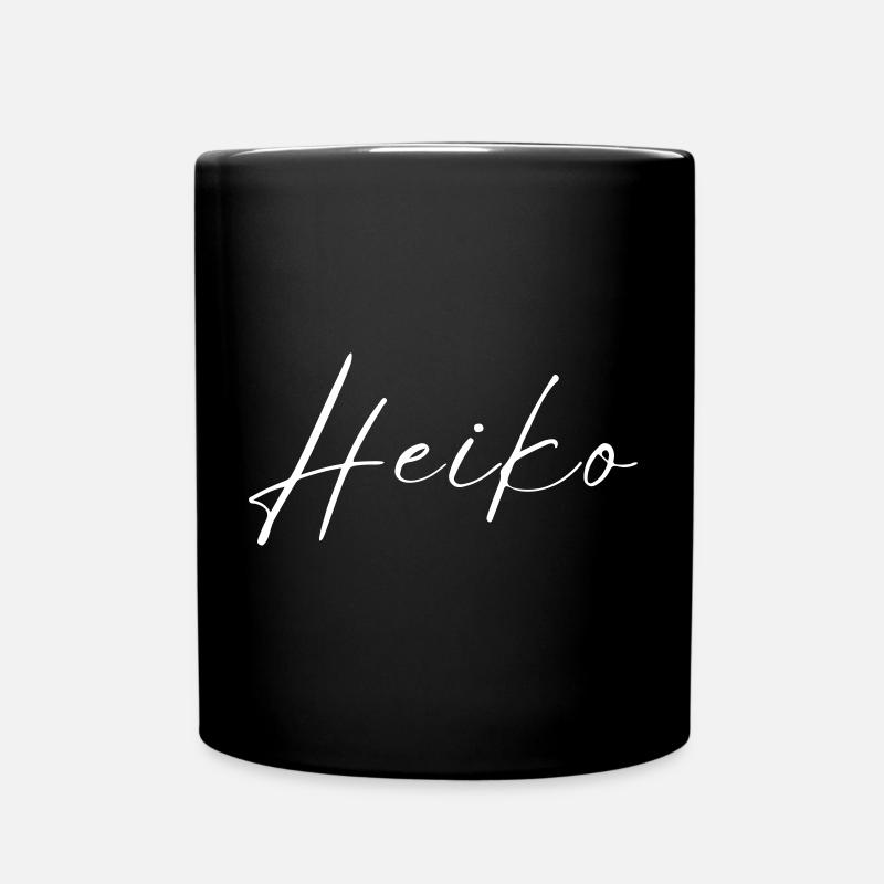 Heiko Name T-Shirt Geschenk Für Männer - Tasse einfarbig - Schwarz