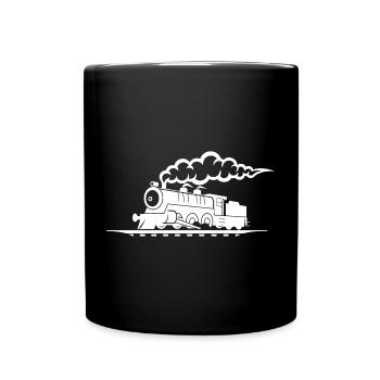 Railroad Drawing - Full Colour Mug - black - Front