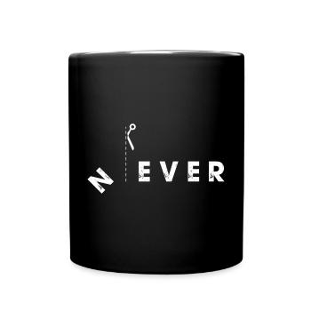 Conception de ciseaux Never Cut Boundaries - Mug uni - noir - Devant