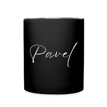 Pavel Name T-Shirt Gift for Men - Full Colour Mug - black - Front