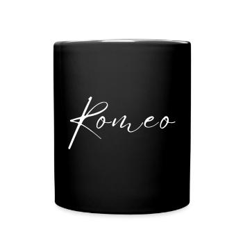 T-shirt Nom Roméo cadeau pour hommes - Mug uni - noir - Devant