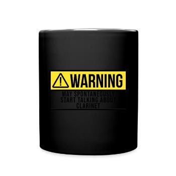 Clarinet - Full Colour Mug - black - Front