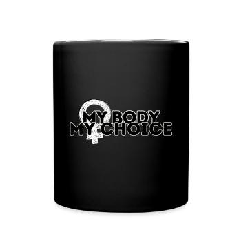 My body, my choice (BW) - Full Colour Mug - black - Front