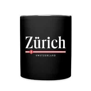 Zurich, Suisse - Mug uni - noir - Devant