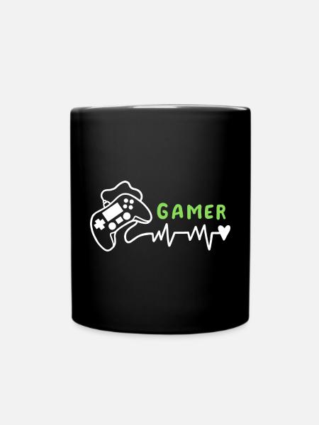 Gamer Gaming - Tasse einfarbig - Schwarz