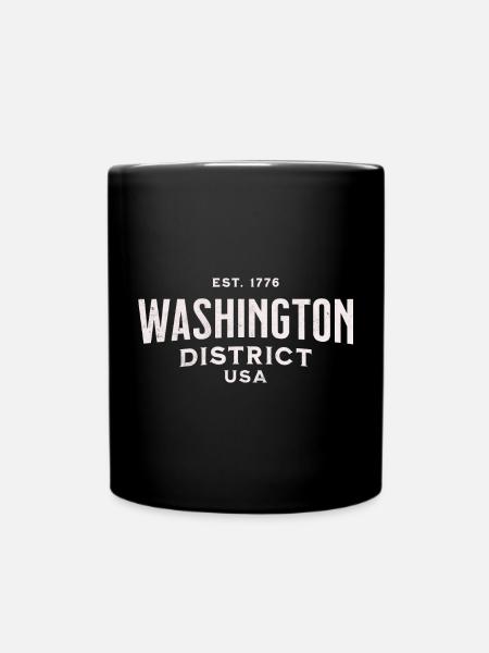 Washington district USA - Mug uni - noir