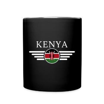 I Love Kenya, Elegance Style Design T-Shirt - Full Colour Mug - black - Front