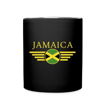 J’aime la Jamaïque, Style Design T-Shirt - Mug uni - noir - Devant