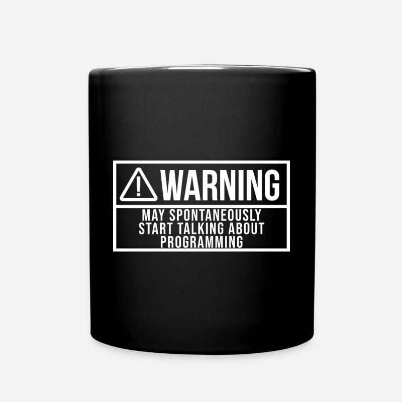 Programmieren - Tasse einfarbig - Schwarz