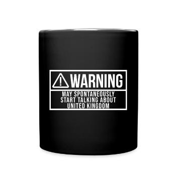 United Kingdom United Kingdom United Kingdom - Full Colour Mug - black - Front