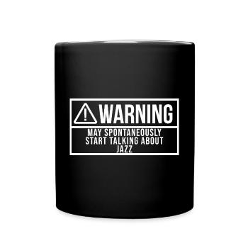 jazz - Mug uni - noir - Devant