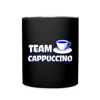 Team Cappuccino - Cool Coffee Design - Mug uni - noir - Devant